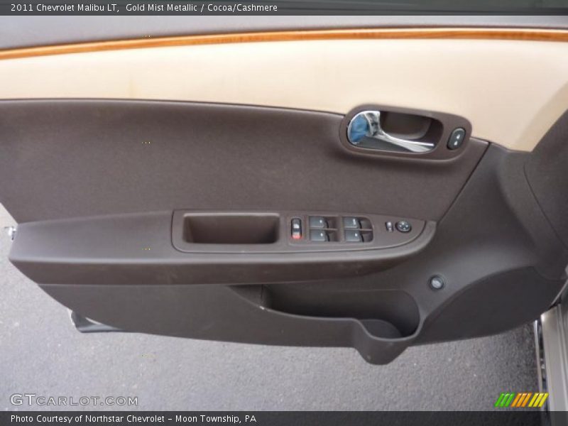 Gold Mist Metallic / Cocoa/Cashmere 2011 Chevrolet Malibu LT
