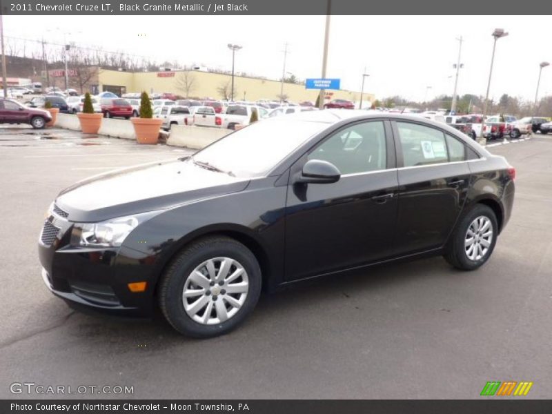 Black Granite Metallic / Jet Black 2011 Chevrolet Cruze LT