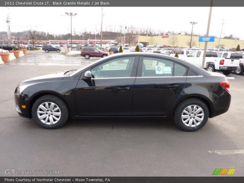 Black Granite Metallic / Jet Black 2011 Chevrolet Cruze LT