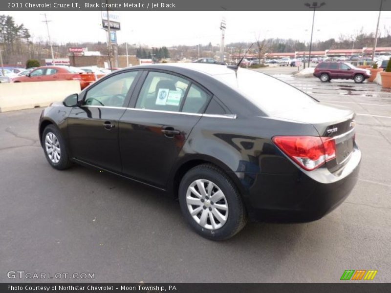 Black Granite Metallic / Jet Black 2011 Chevrolet Cruze LT