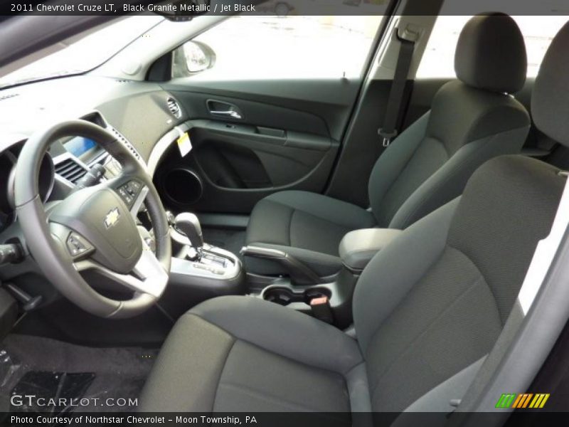 Black Granite Metallic / Jet Black 2011 Chevrolet Cruze LT