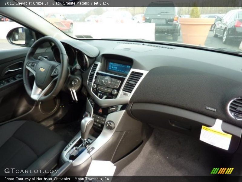 Black Granite Metallic / Jet Black 2011 Chevrolet Cruze LT