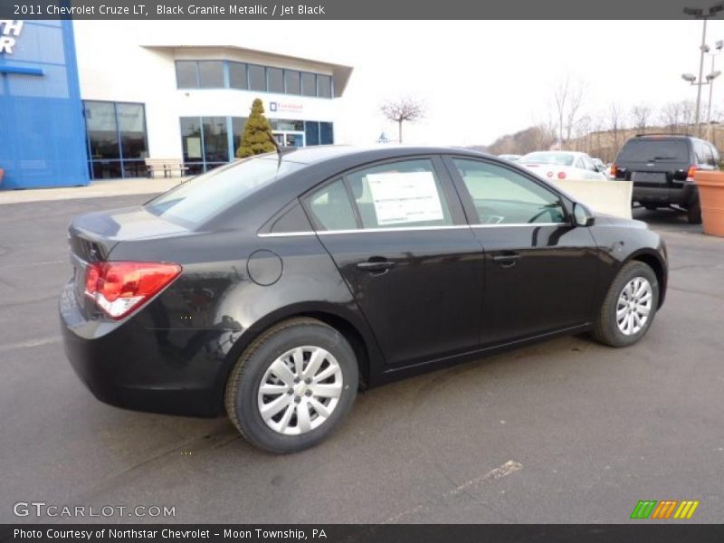 Black Granite Metallic / Jet Black 2011 Chevrolet Cruze LT