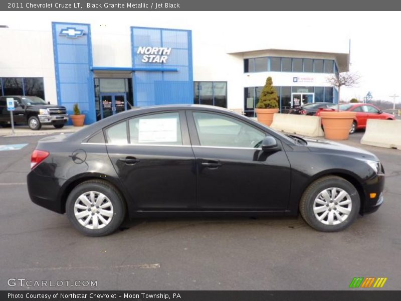 Black Granite Metallic / Jet Black 2011 Chevrolet Cruze LT