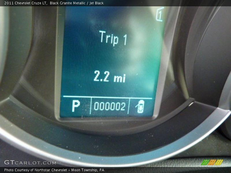 Black Granite Metallic / Jet Black 2011 Chevrolet Cruze LT
