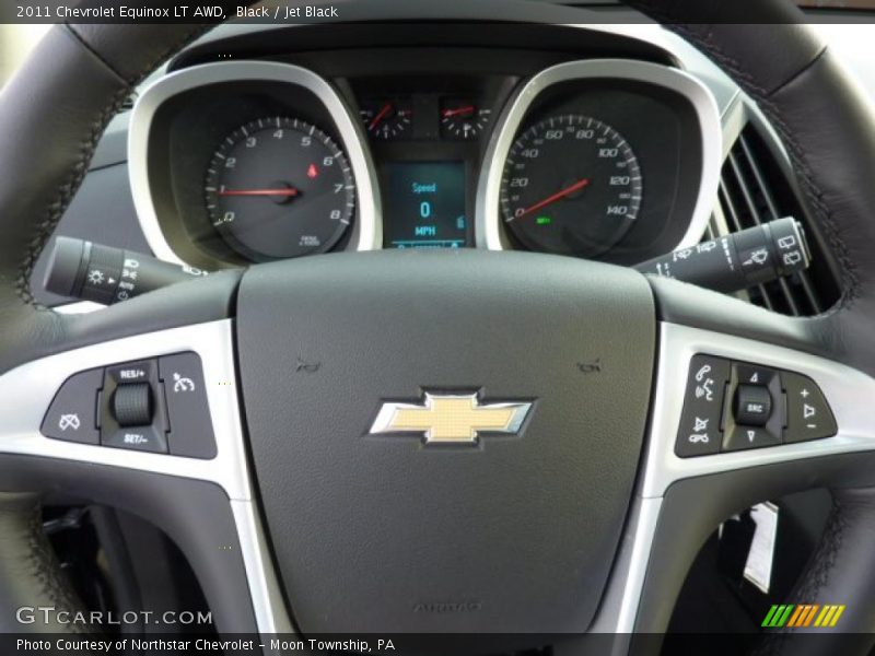 Black / Jet Black 2011 Chevrolet Equinox LT AWD