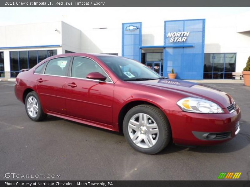 Red Jewel Tintcoat / Ebony 2011 Chevrolet Impala LT