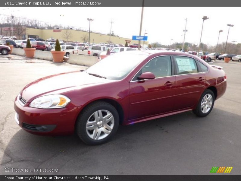 Red Jewel Tintcoat / Ebony 2011 Chevrolet Impala LT