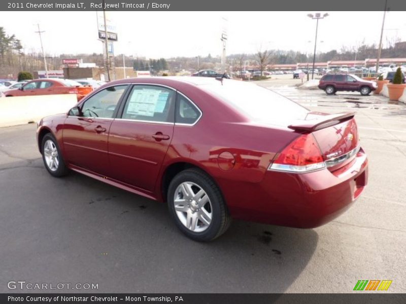 Red Jewel Tintcoat / Ebony 2011 Chevrolet Impala LT