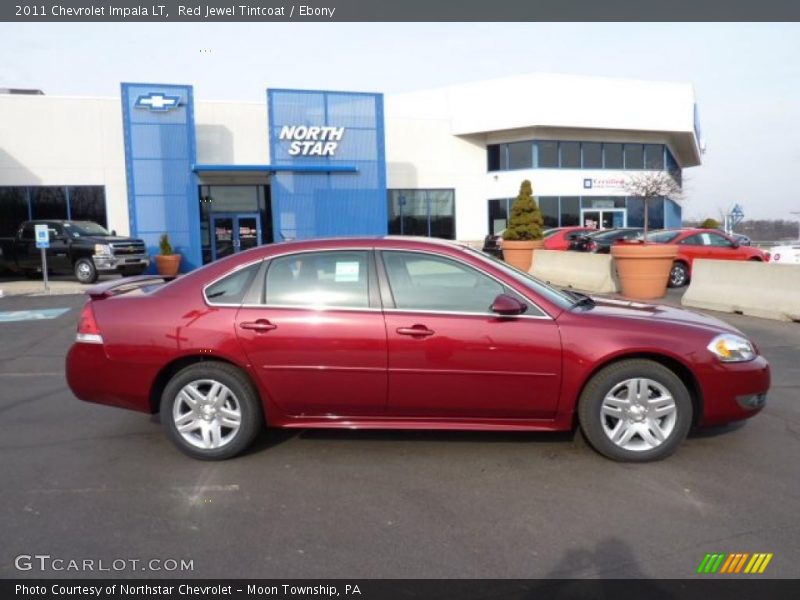 Red Jewel Tintcoat / Ebony 2011 Chevrolet Impala LT