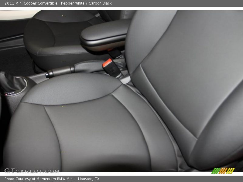 Pepper White / Carbon Black 2011 Mini Cooper Convertible