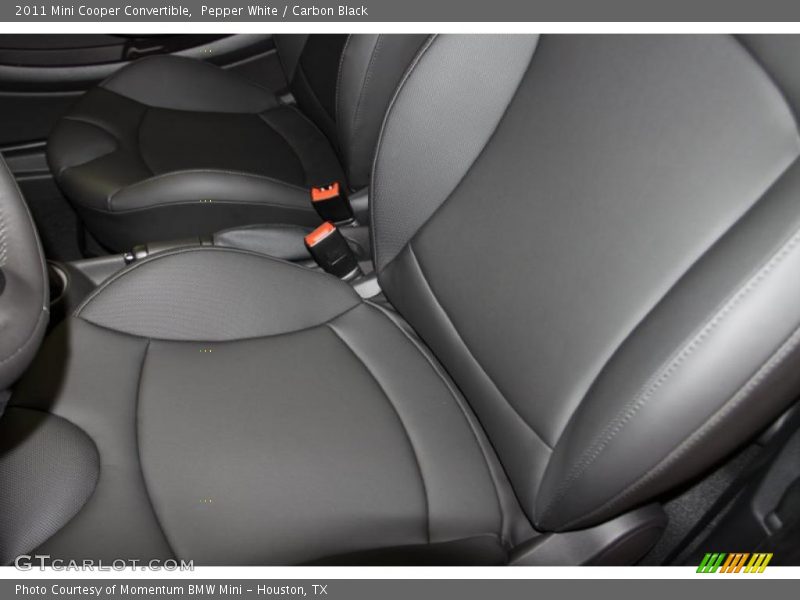 Pepper White / Carbon Black 2011 Mini Cooper Convertible