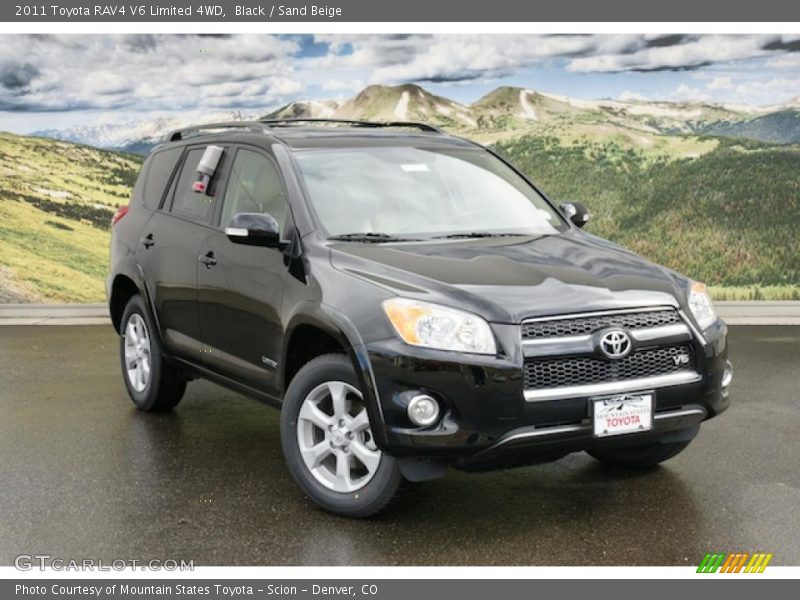 Black / Sand Beige 2011 Toyota RAV4 V6 Limited 4WD