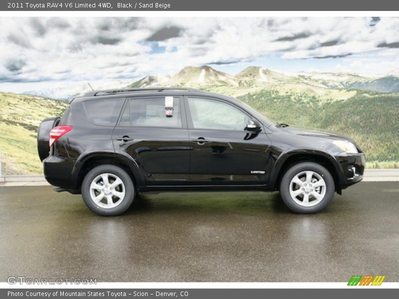 Black / Sand Beige 2011 Toyota RAV4 V6 Limited 4WD