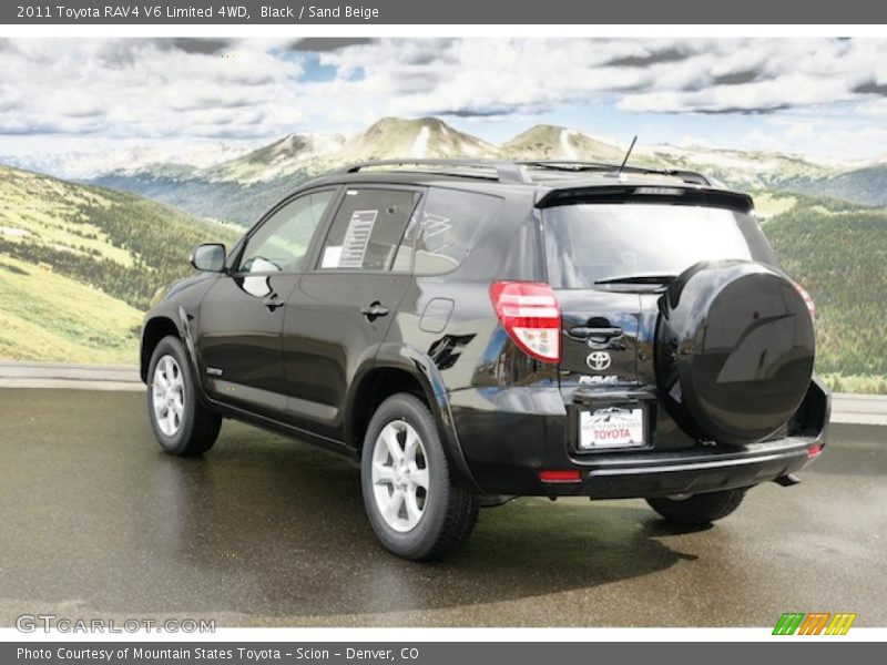 Black / Sand Beige 2011 Toyota RAV4 V6 Limited 4WD