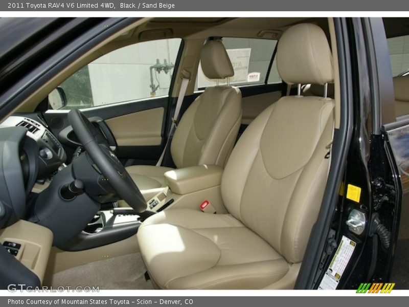 Black / Sand Beige 2011 Toyota RAV4 V6 Limited 4WD