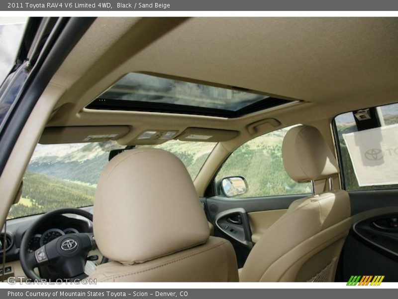 Black / Sand Beige 2011 Toyota RAV4 V6 Limited 4WD