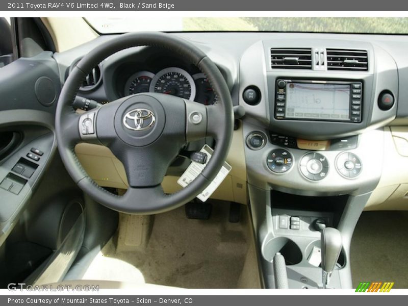 Black / Sand Beige 2011 Toyota RAV4 V6 Limited 4WD