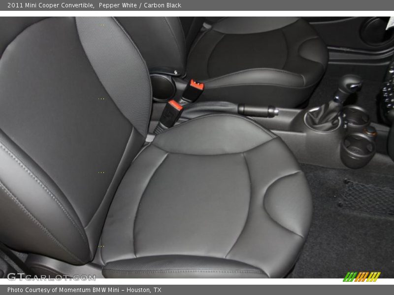 Pepper White / Carbon Black 2011 Mini Cooper Convertible