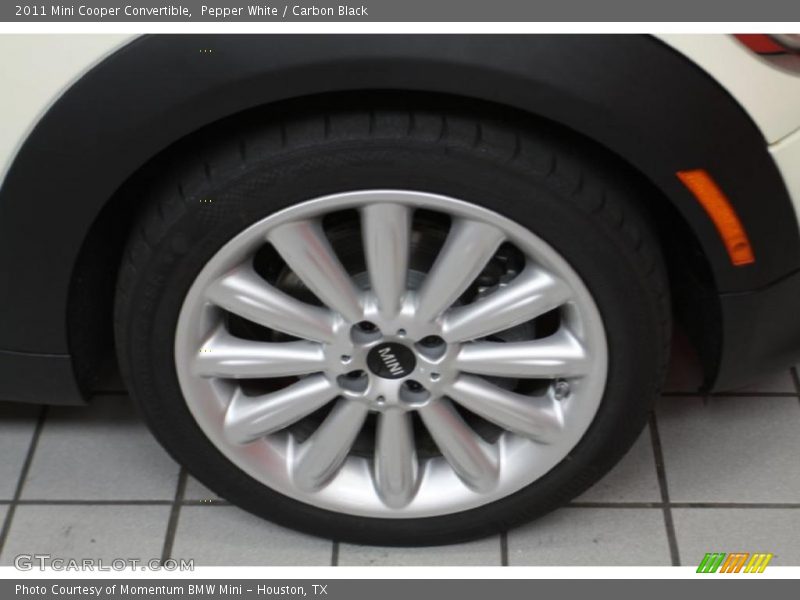 Pepper White / Carbon Black 2011 Mini Cooper Convertible
