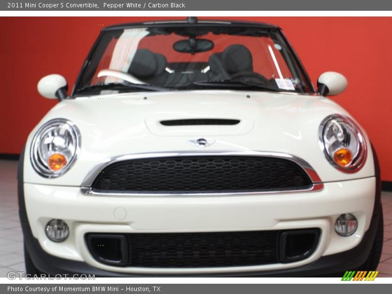 Pepper White / Carbon Black 2011 Mini Cooper S Convertible
