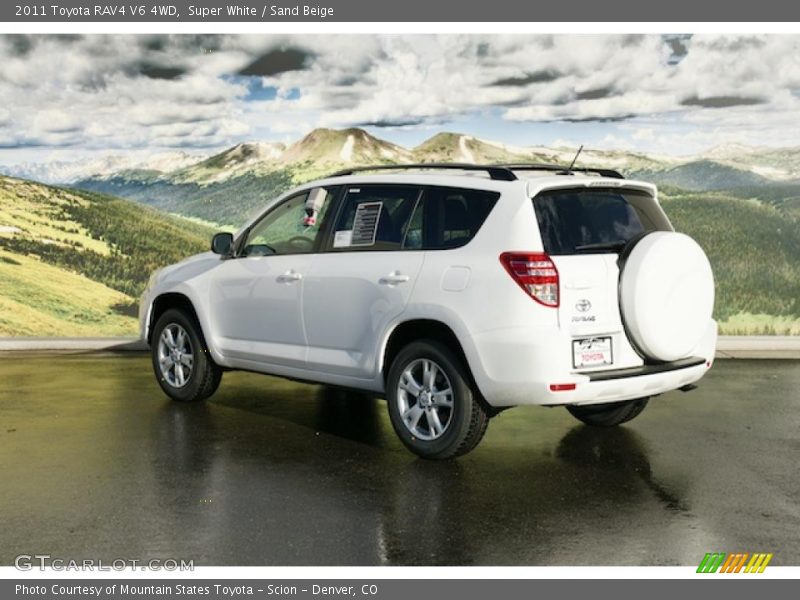 Super White / Sand Beige 2011 Toyota RAV4 V6 4WD