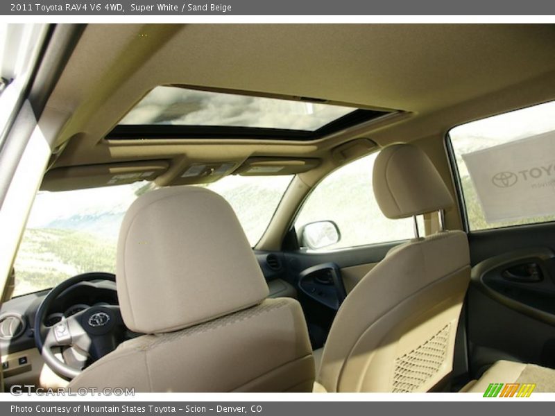 Super White / Sand Beige 2011 Toyota RAV4 V6 4WD
