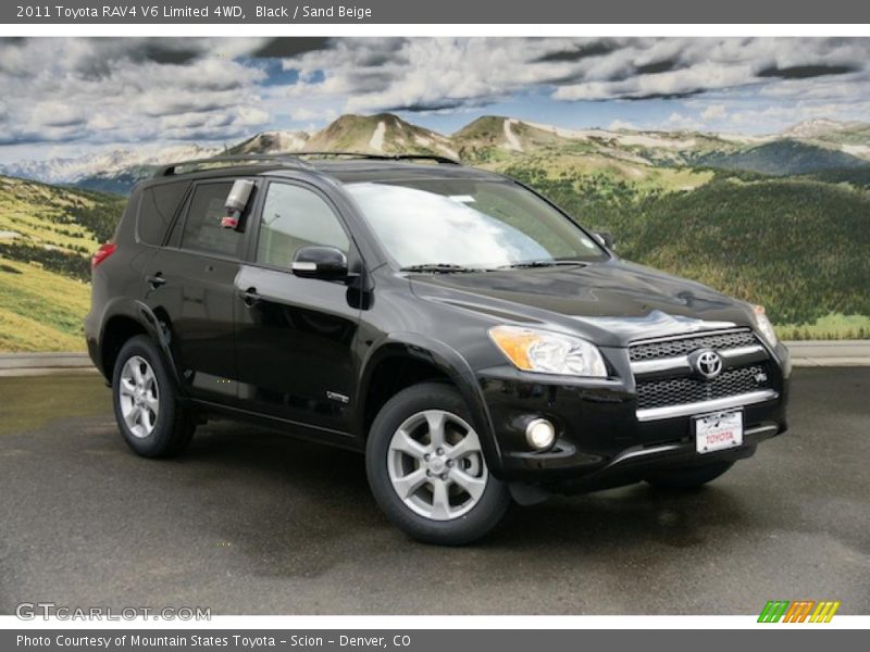 Black / Sand Beige 2011 Toyota RAV4 V6 Limited 4WD
