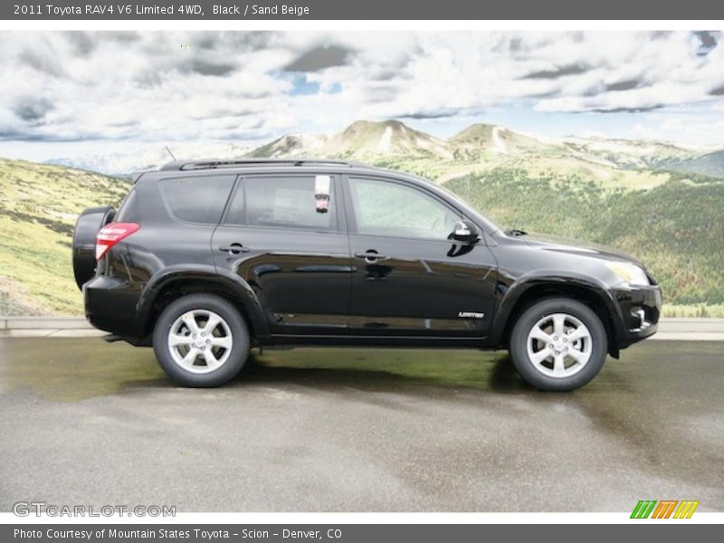 Black / Sand Beige 2011 Toyota RAV4 V6 Limited 4WD