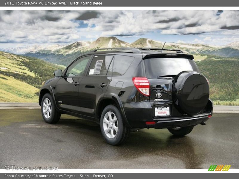 Black / Sand Beige 2011 Toyota RAV4 V6 Limited 4WD