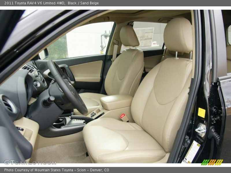 Black / Sand Beige 2011 Toyota RAV4 V6 Limited 4WD