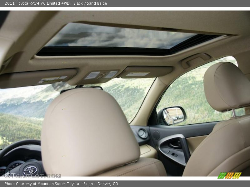 Black / Sand Beige 2011 Toyota RAV4 V6 Limited 4WD