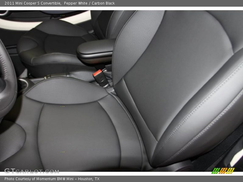 Pepper White / Carbon Black 2011 Mini Cooper S Convertible