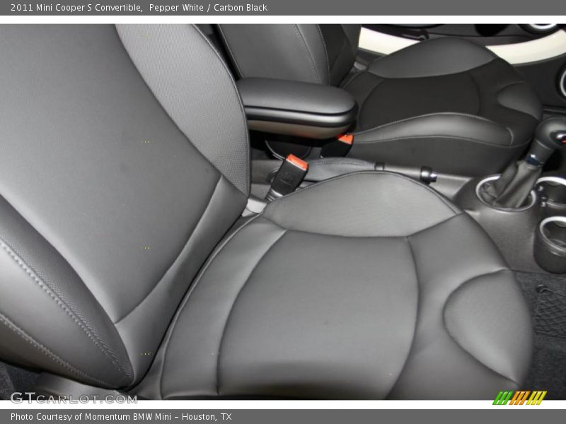 Pepper White / Carbon Black 2011 Mini Cooper S Convertible