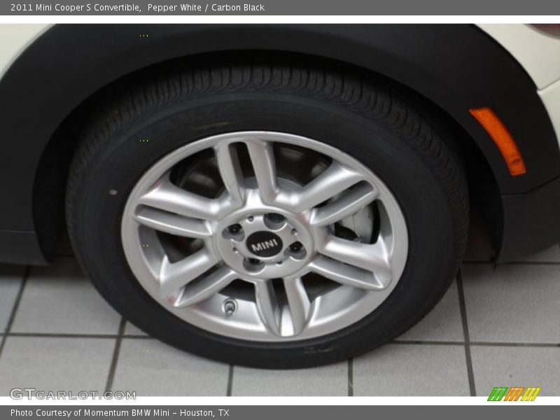Pepper White / Carbon Black 2011 Mini Cooper S Convertible