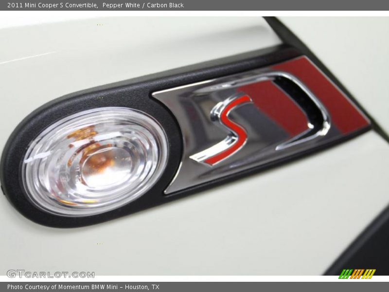 Pepper White / Carbon Black 2011 Mini Cooper S Convertible
