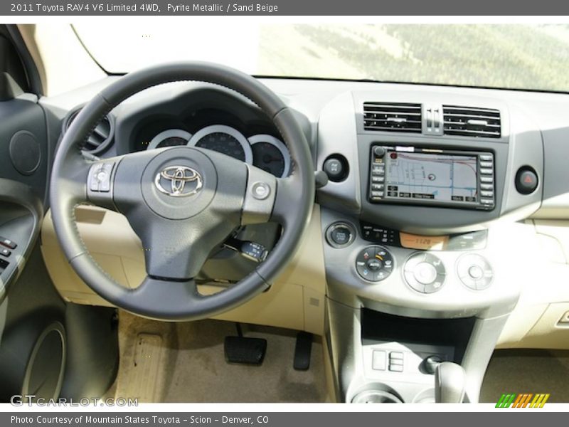 Pyrite Metallic / Sand Beige 2011 Toyota RAV4 V6 Limited 4WD