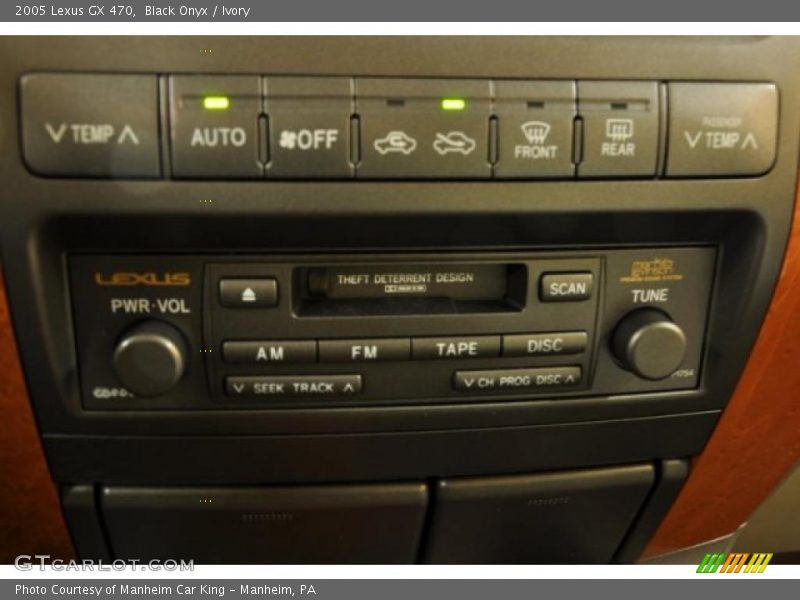 Black Onyx / Ivory 2005 Lexus GX 470