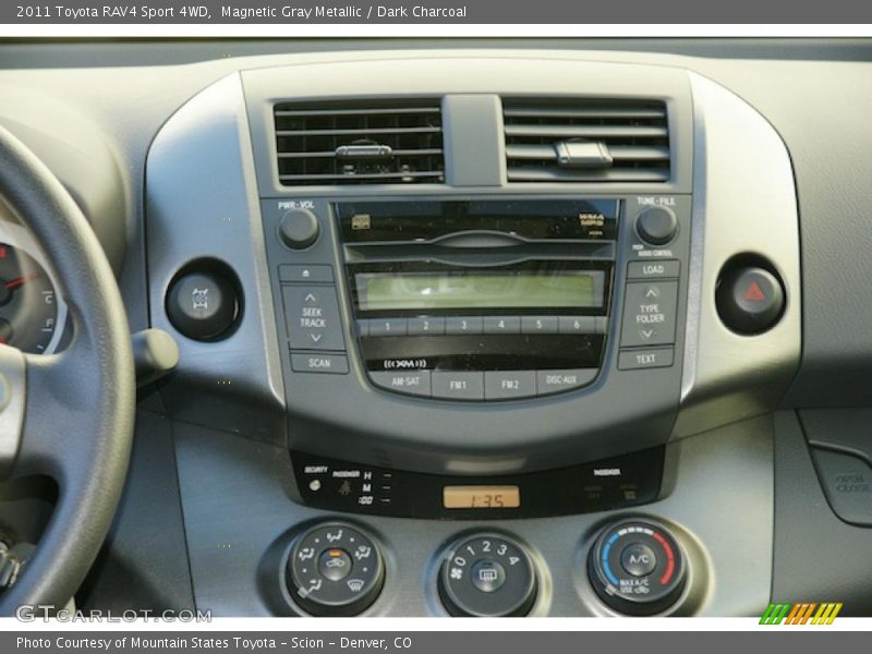 Controls of 2011 RAV4 Sport 4WD