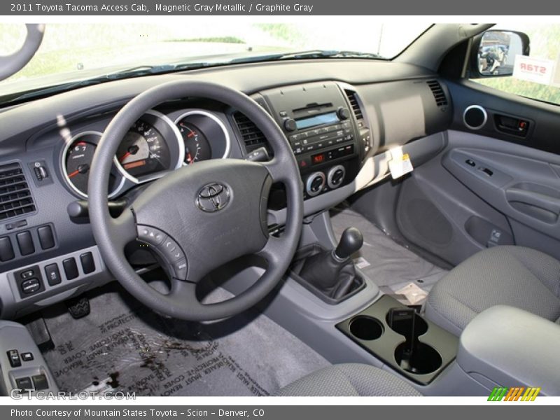  2011 Tacoma Access Cab Graphite Gray Interior