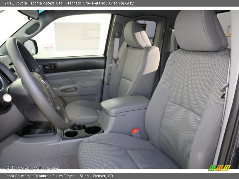  2011 Tacoma Access Cab Graphite Gray Interior