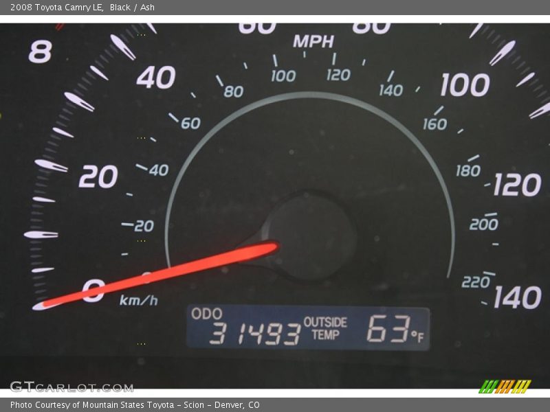 Black / Ash 2008 Toyota Camry LE