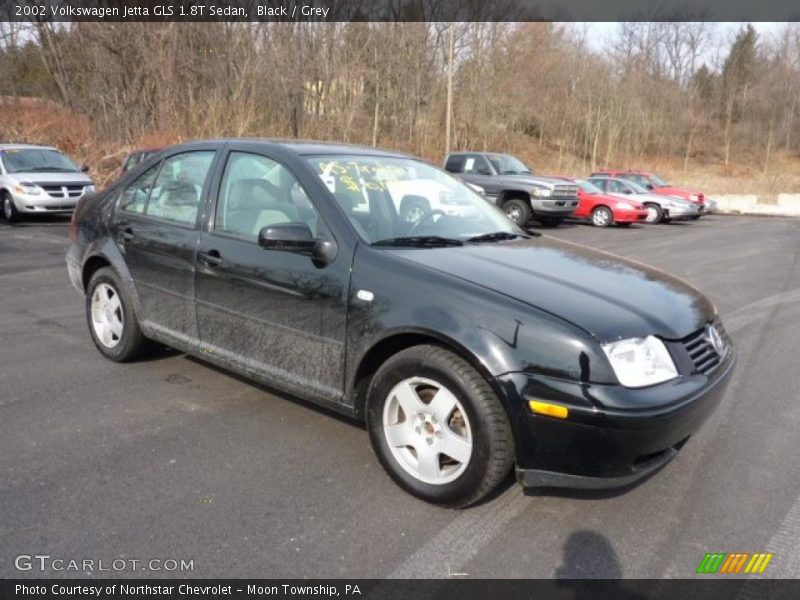 Black / Grey 2002 Volkswagen Jetta GLS 1.8T Sedan