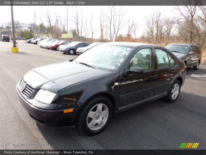 Black / Grey 2002 Volkswagen Jetta GLS 1.8T Sedan