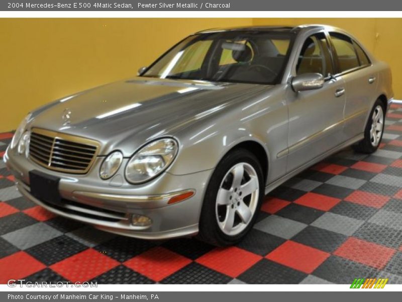 Pewter Silver Metallic / Charcoal 2004 Mercedes-Benz E 500 4Matic Sedan