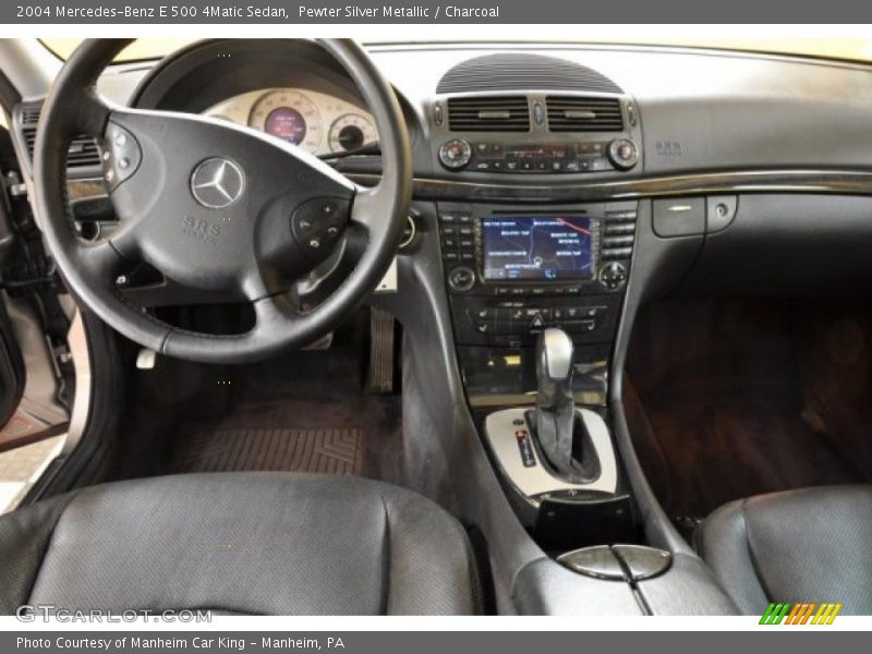 Pewter Silver Metallic / Charcoal 2004 Mercedes-Benz E 500 4Matic Sedan