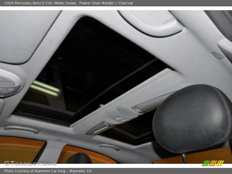 Pewter Silver Metallic / Charcoal 2004 Mercedes-Benz E 500 4Matic Sedan