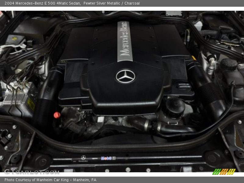 Pewter Silver Metallic / Charcoal 2004 Mercedes-Benz E 500 4Matic Sedan