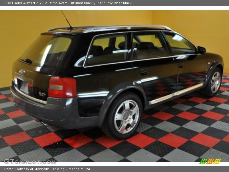 Brilliant Black / Platinum/Saber Black 2001 Audi Allroad 2.7T quattro Avant