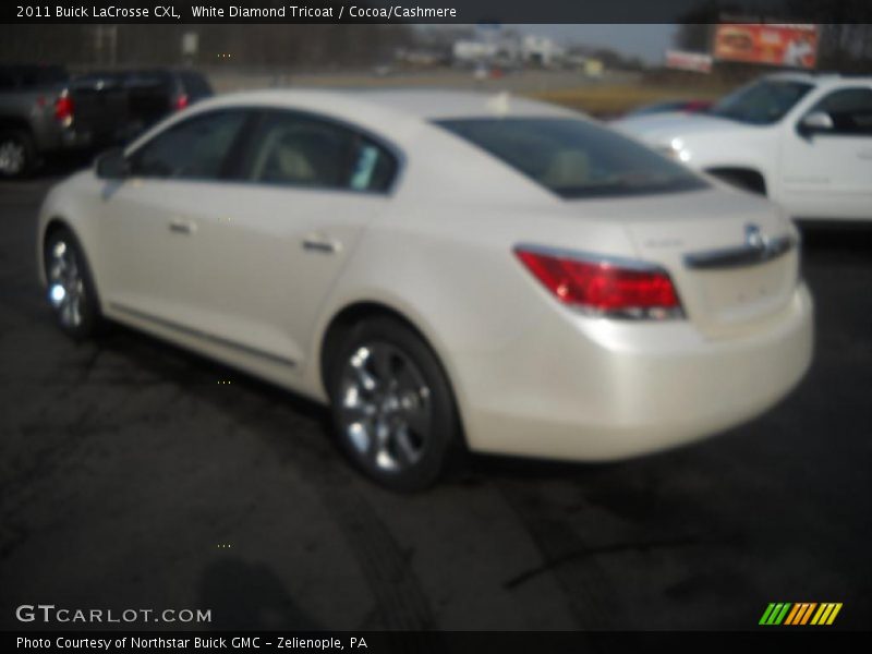 White Diamond Tricoat / Cocoa/Cashmere 2011 Buick LaCrosse CXL